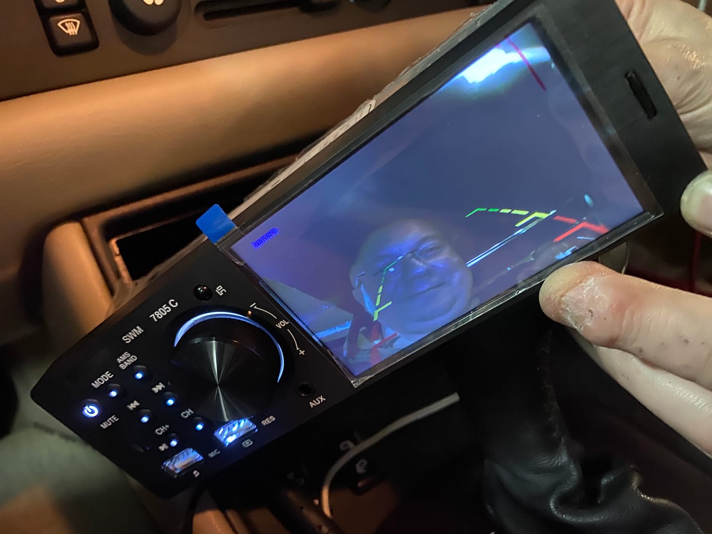 Test kamerki cofania