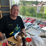 Rodzinny obiad na Słowacji. Zwróć uwagę na koszulkę :)