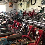 "Mini" muzeum motocykli mieści się na terenach zajezdni autobusów.