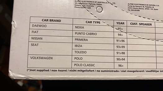 Lista kompatybilności, o Porsche zapomnieli napisać :)